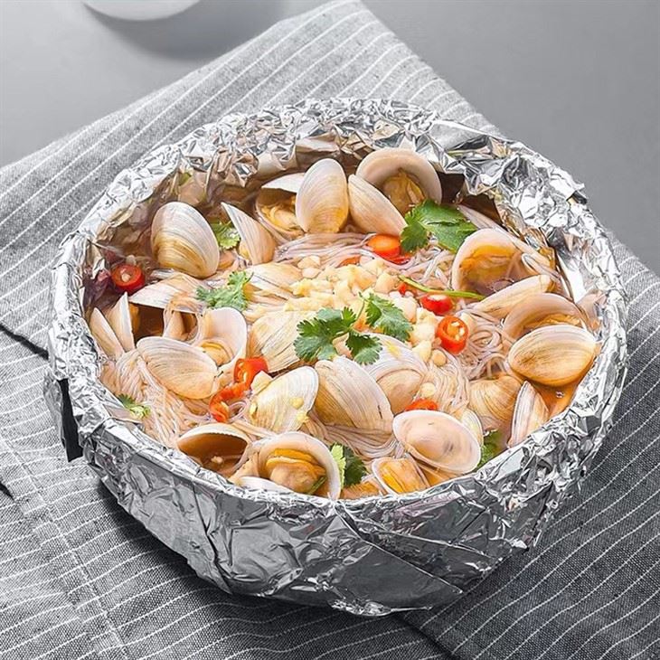 Folie aluminiumsrull Jumbo Food Grade 10 Micorn